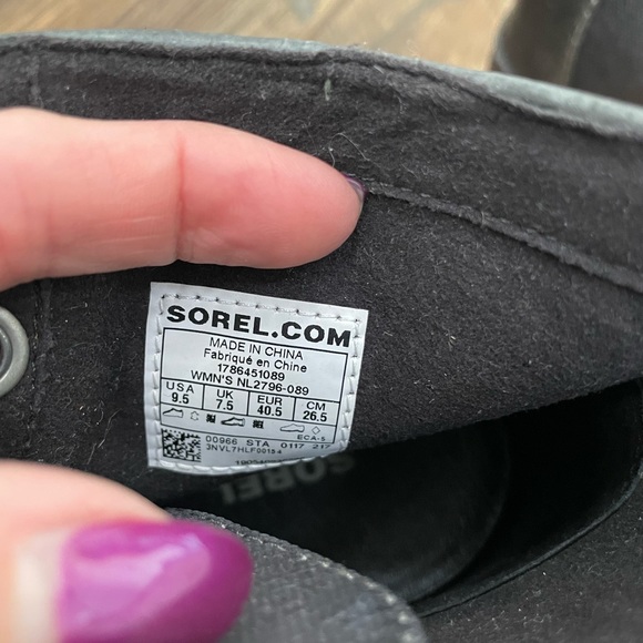 Sorel Wedge Lexie PDX boots Wm 9.5 - Picture 2 of 9